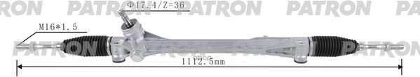 Рейка Рулевая Toyota Rav 4 Iii 2005-2012 Psg3119 PATRON арт. PSG3119