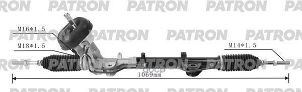 Рейка рулевая RENAULT DUSTER 12-, KAPTUR 16- PSG3125 PATRON арт. PSG3125