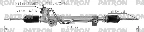 Рейка Рулевая Toyota: 4Runner,Land Cruiser Prado,Lexus Gx470 2002-10 PATRON арт. PSG3189