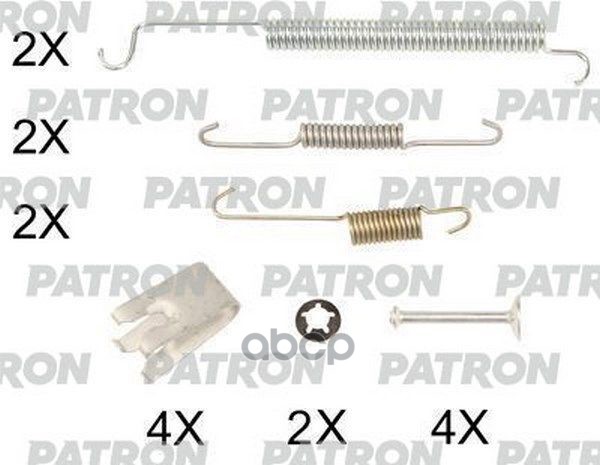 Комплект Монтажный Тормозных Колодок Барабанных Honda: Accord Vii 98-02 PATRON арт. PSRK0192