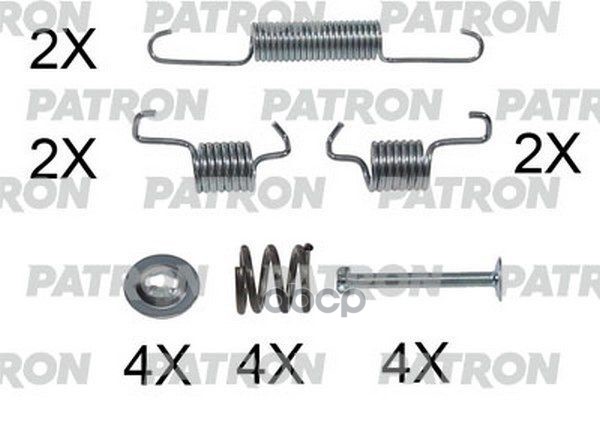 Комплект Монтажный Тормозных Колодок Барабанных Toyota: Corolla Verso (Zer_, Zze_, R1_) 04- PATRON арт. PSRK0201