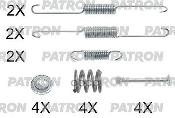 Комплект Монтажный Тормозных Колодок Барабанных Toyota: Yaris (_P1_) 99- PATRON арт. PSRK0222