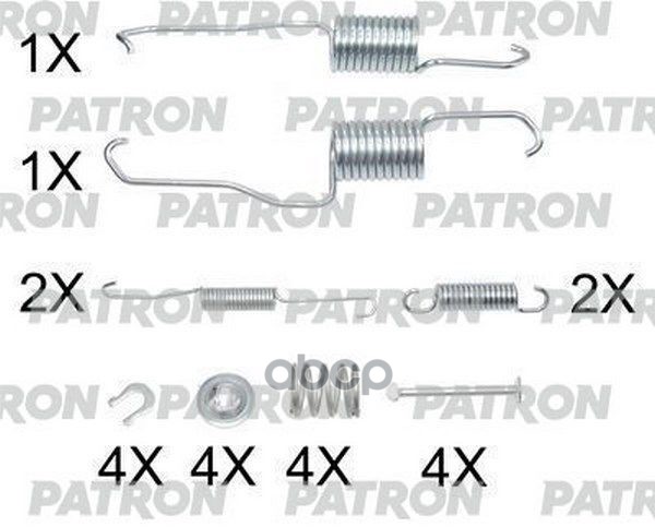 Комплект Монтажный Тормозных Колодок Барабанных Toyota: Rav 4 Ii (Xa2) 00-06 PATRON арт. PSRK0237