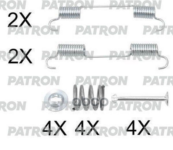 Комплект Монтажный Тормозных Колодок Барабанных Nissan: Murano (Z50) 05- PATRON арт. PSRK0255