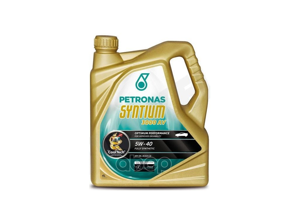 PETRONAS Масло Моторное Syntium 3000 Av 5W-40 Синтетическое 4 Л 18284019