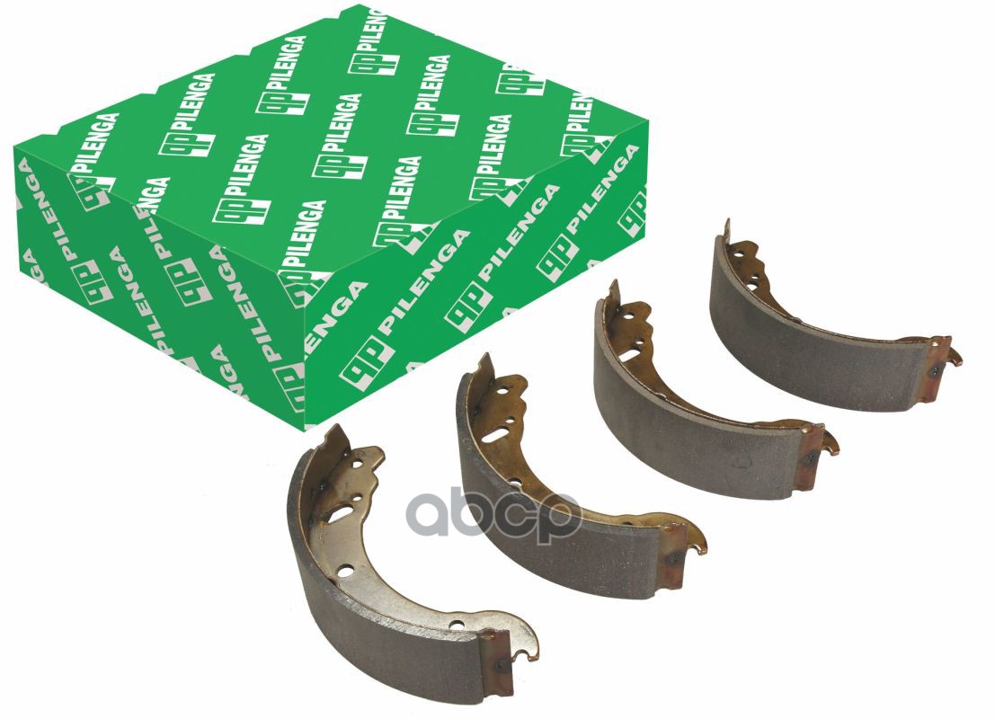 Колодки тормозные барабанные ГАЗель NEXT 2123, ГАЗ 3302, ГАЗ 2217 BS-T1004N PILENGA арт. BS-T1004N