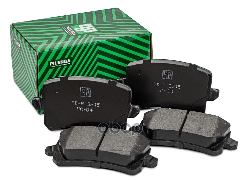 Колодки тормозные дисковые задние VW GOLF, JETTA , PASSAT FD-P3315 PILENGA арт. FD-P3315