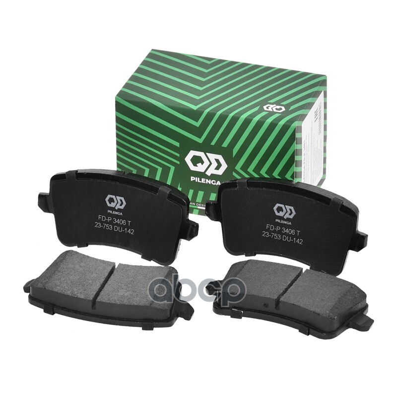 PILENGA Колодки тормозные дисковые задние Performante VAG PILENGA арт. fd-p3406t