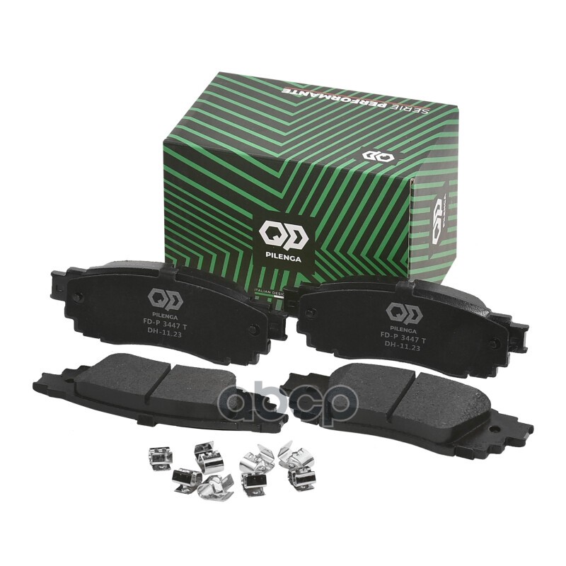 Колодки тормозные дисковые задние Performante TOYOTA RXIV (RX350,RX200T,RX450H) FD-P3447T PILENGA арт. FD-P3447T