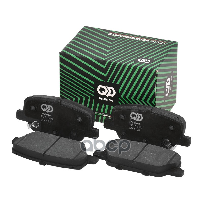 Колодки тормозные дисковые задние HYUNDAI/KIA SANTA FE FD-P3477 PILENGA арт. FD-P3477