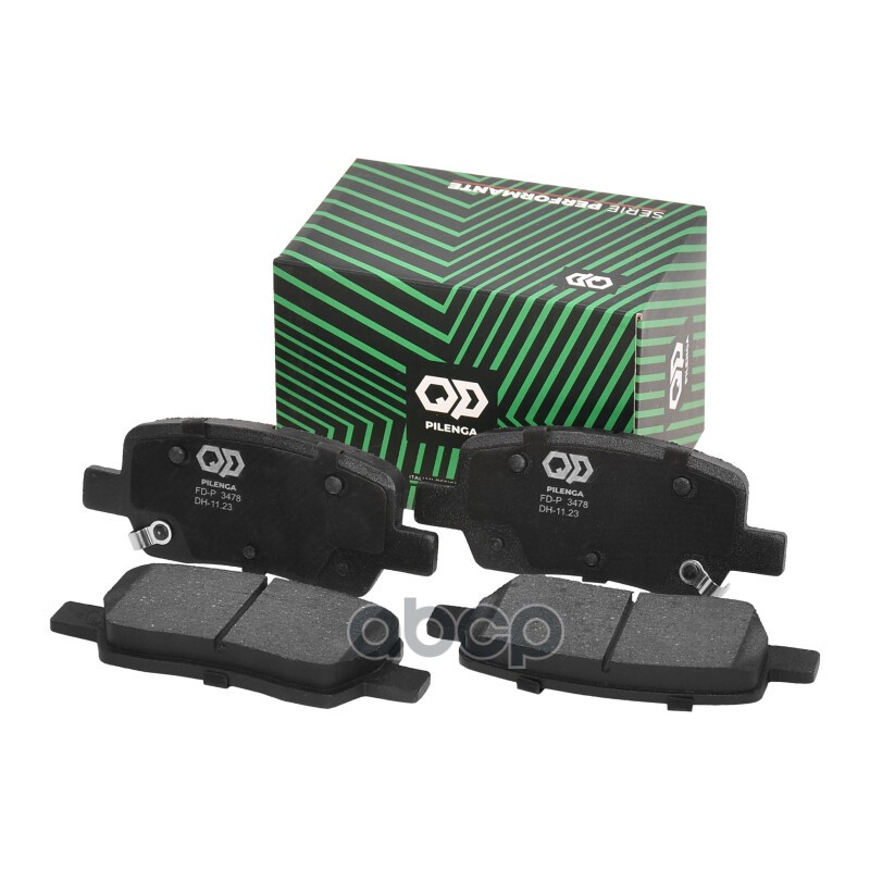 Колодки тормозные дисковые задние HYUNDAI/KIA SORENTO FD-P3478 PILENGA арт. FD-P3478