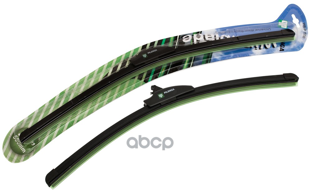 Щетка стеклоочистителя бескаркасная 550mm Универсальные Крючок WB-P1550 PILENGA арт. WB-P1550