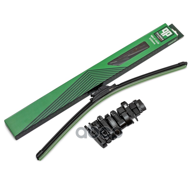 PILENGA Щетка стеклоочистителя универсальная бескаркасная 525mm 11 адаптеров Универсальные PILENGA арт. wu-p1525