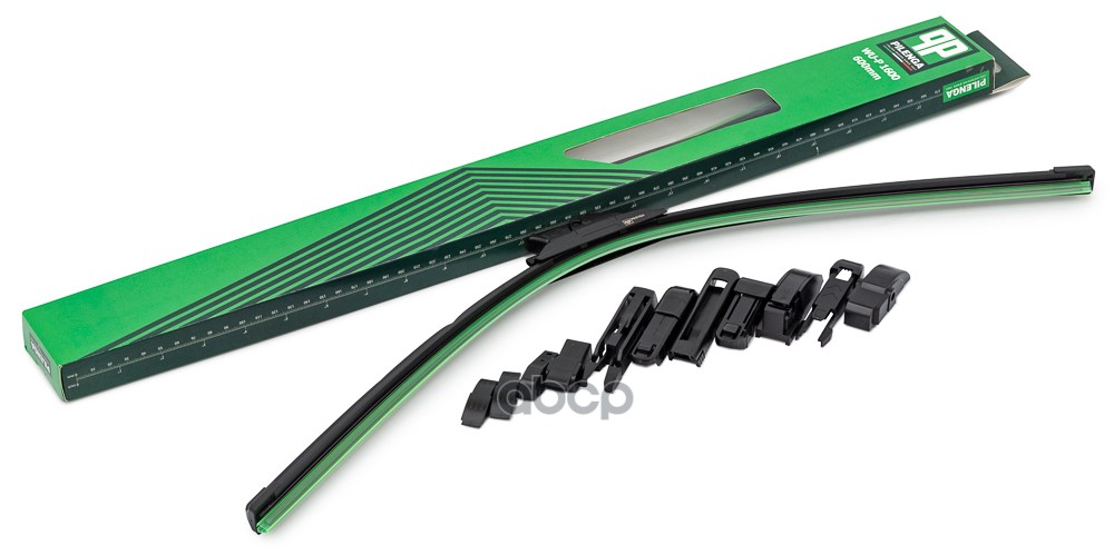 Щетка стеклоочистителя бескаркасная универсальная 600мм 11 адаптеров PILENGA арт. WUP1600