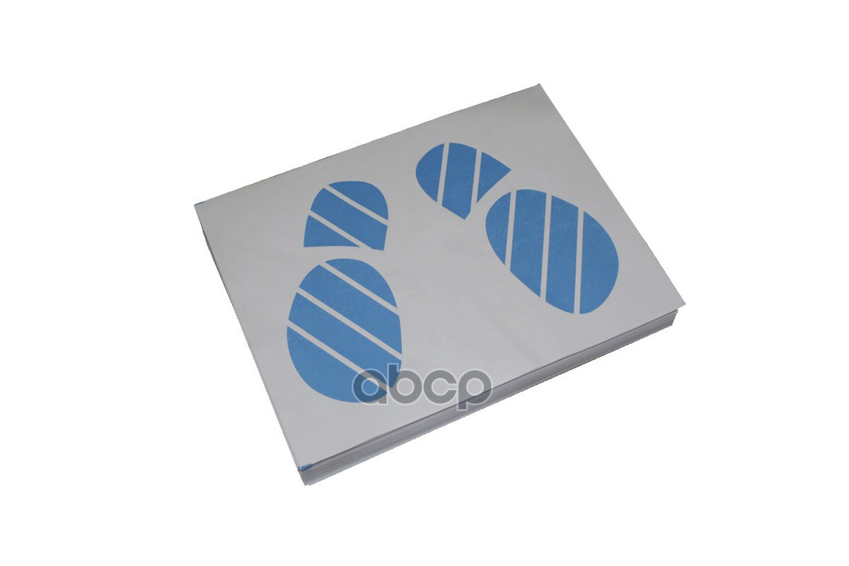 Коврики бумажные двухслойные "Следы ног" (405х500 мм) 500 шт. PINGO арт. 09954-2