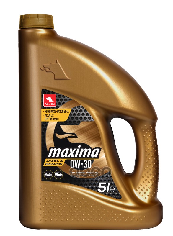 Petrol Ofisi Масло Моторное Petrol Ofisi Maxima 0W-30 Синтетическое 5 Л 11170-65Yg