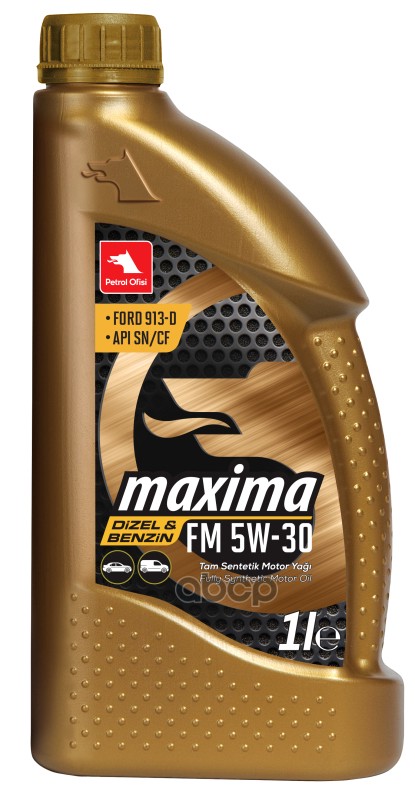 Petrol Ofisi Масло Моторное Petrol Ofisi Maxima Fm 5W-30 Синтетическое 1 Л 11208-55Yg