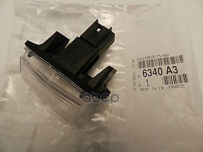 Фонарь освещения номерного знака CITROEN/PEUGEOT 6340.A3 Peugeot-Citroen арт. 6340.A3