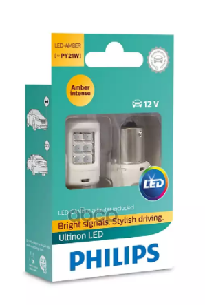 Лампы Philips Py21led+Smartcanbus 11498 Ula 12V X2 Philips арт. 11498ulax2