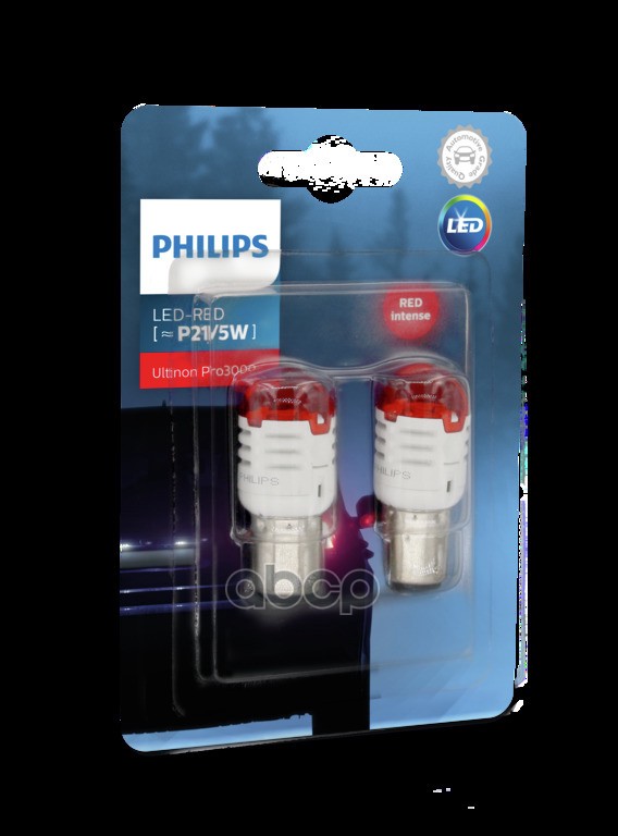 Лампа Светодиодная P21/5 Led Red 11499 U30r B2 Philips арт. 11499U30RB2