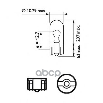 Лампы W5W 13961 24V B2 Philips арт. 13961b2