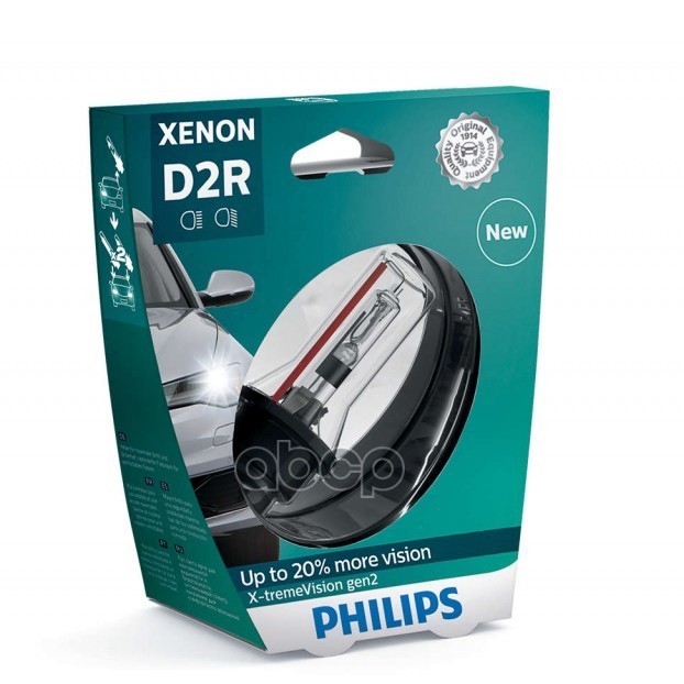 Лампа ксеноновая головного света D2R P32d-3 4800K X-treme Vision Pro150 85V 35W Блистер 1 шт Philips арт. 85126XV2S1