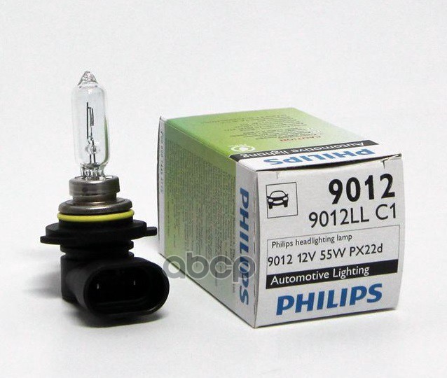 Лампа  HIR2 9012 LL 12V 55W PX22d Philips арт. 9012ll