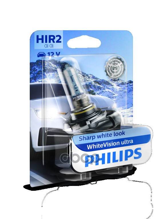 Лампа Hir2 9012 Whitevision Ultra (Бл.1ш.) Philips арт. 9012wvub1