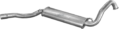 Глушитель Средн Часть Audi: 80 79-86, 80 86-91, 90 84-87, Coupe 80-88 Polmostrow арт. 01.11