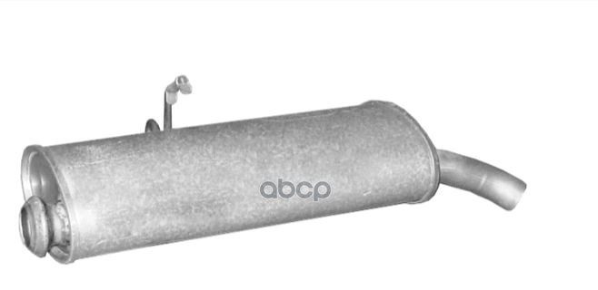 Глушитель Задн Часть Citroen: Berlingo  Peugeot: Partner 1.9D 02-08 Polmostrow арт. 04.322