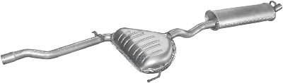 Глушитель Средн+Задн Часть Fiat: Tipo 88-96 Polmostrow арт. 07.14