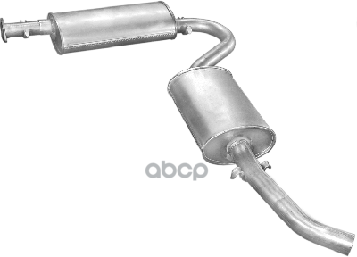 Глушитель Средн+Задн Часть Fiat: Ducato, Citroen: Jumper, Peugeot: Boxer 1.9D/1.9Td/2.5Td/2.5Tdi/2.8Hdi 94- Polmostrow арт. 0...