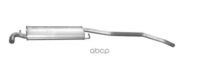 Глушитель Средн Часть Fiat: Multipla 100 1.6 16V Bipower/Blupower 98- Polmostrow арт. 07.518