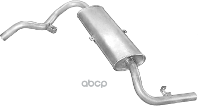 Глушитель Задн Часть Lada: Niva 76-95 Polmostrow арт. 11.07