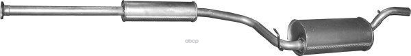 Глушитель Задн Часть Mazda: 3 1.4I-16V , 1.6I-16V 06/03-12/08 Polmostrow арт. 12.14
