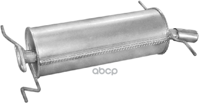 Глушитель Задн Часть Mazda: 626 Iii 87-92, 626 Iii Hatchback 87-92, 626 Iii Купе 87-91 Polmostrow арт. 12.89