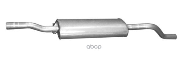 Глушитель Средн Часть Mercedes Benz: Viano 2.0Cdi/2.2Cdi 03-, Vito 109 Cdi, 111Cdi, 115Cdi 03- Polmostrow арт. 13.187