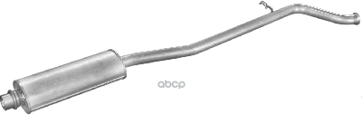 Глушитель Средн Часть Peugeot: 406 98-01, 406 Break 99-04 Polmostrow арт. 19.205