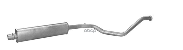 Глушитель Средн Часть Peugeot: 307 2.0 16V 02-05 Polmostrow арт. 19.224