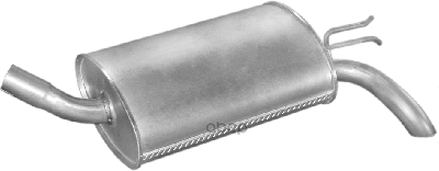 Глушитель Задн Часть Renault: Twingo Kat 93-98 Polmostrow арт. 21.272