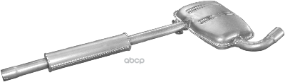 Глушитель Средн Часть Seat: Toledo I 96-99 Polmostrow арт. 23.44