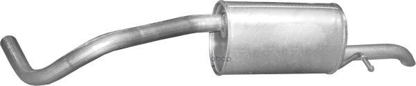Глушитель Задн Часть Seat: Ibiza 1.2 12V 05-09  Skoda: Fabia  Vw: Polo Polmostrow арт. 23.83