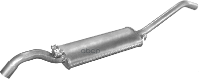 Глушитель Задн Часть Vw: Jetta Ii 84-91 Polmostrow арт. 30.13