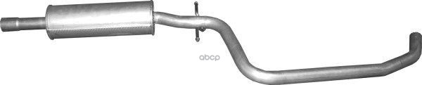 Глушитель Средн Часть Vw: Touran 1.6I Polmostrow арт. 30.164