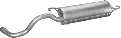 Глушитель Задн Часть Seat: Leon 99-, Vw: Golf Iv 97-05 Polmostrow арт. 30.244