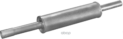 Глушитель Средн Часть Vw Golf Iii 91-97, Golf Iii Cabriolet 93-98, Golf Iii Variant 93-99, Vento 91-98 Polmostrow арт. 30.34