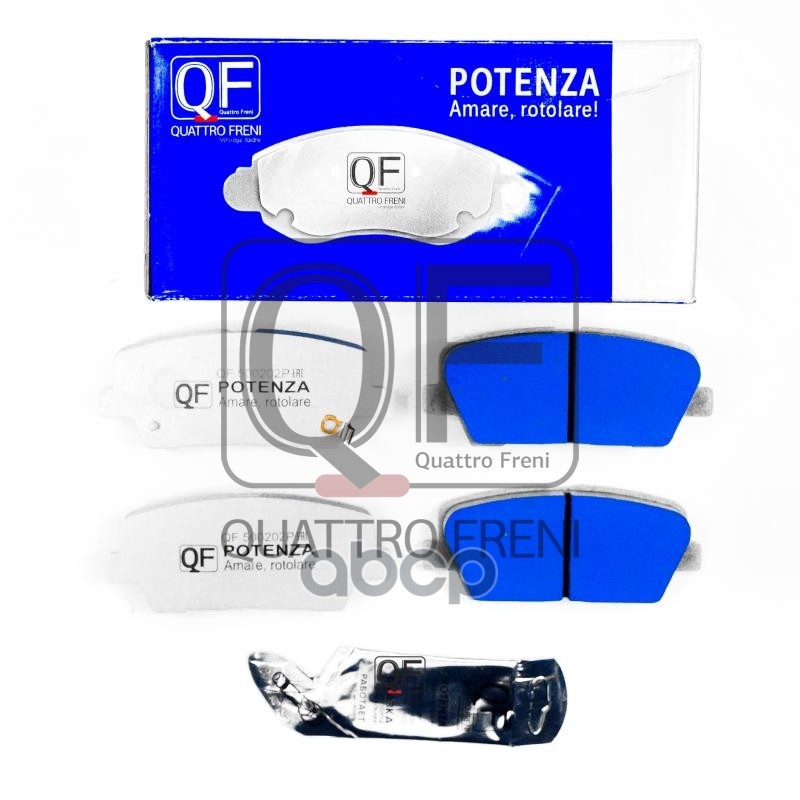 Колодки тормозные дисковые к-т RR Potenza Premium Series QUATTRO FRENI арт. qf500202p