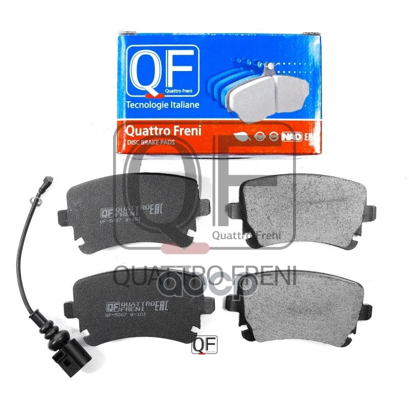 Колодки тормозные дисковые задние к-т без датчика износа QUATTRO FRENI арт. qf500720