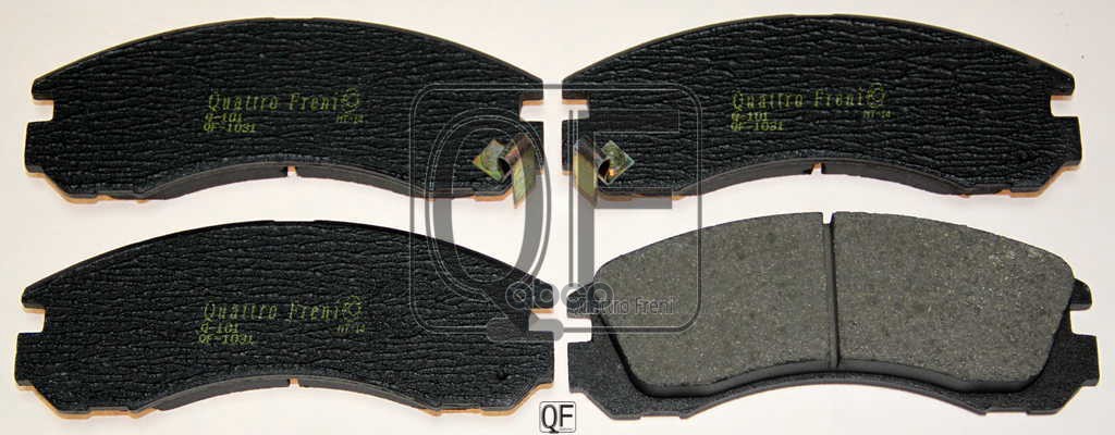 Колодки тормозные дисковые передние к-т с мех индикатором износа QUATTRO FRENI арт. qf53102
