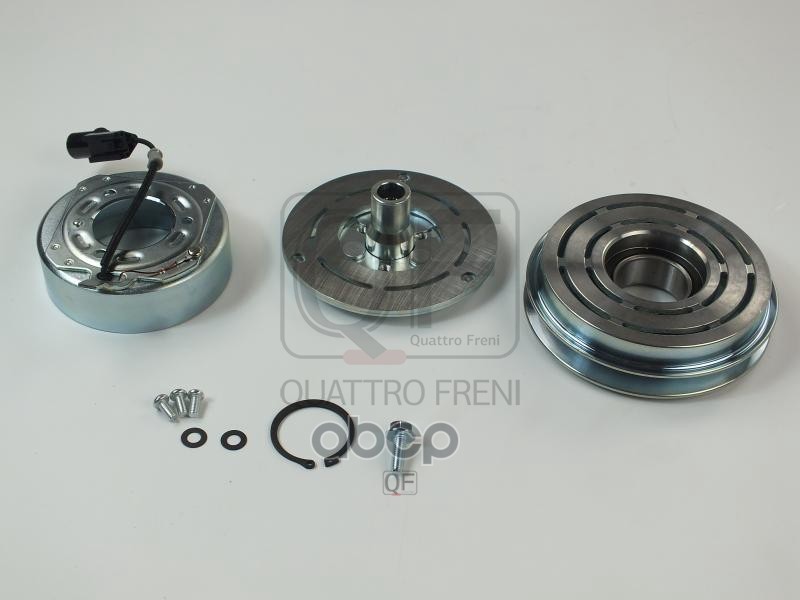 Муфта компрессора кондиционера в сборе QUATTRO FRENI арт. qf80q00203